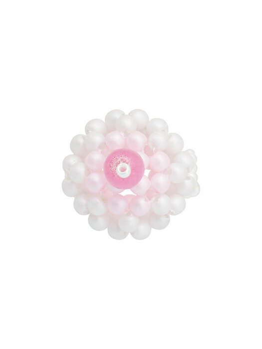 Cupcake Beads Ring (Baby Pink)