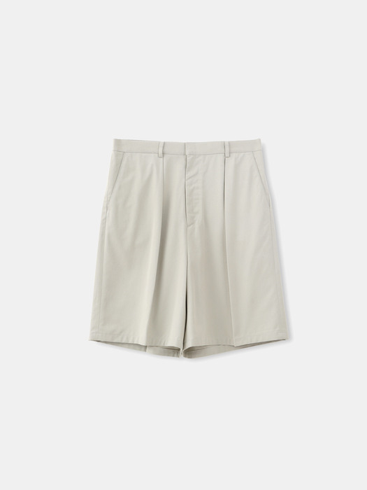 Solid Bermuda Pants [Light Grey]