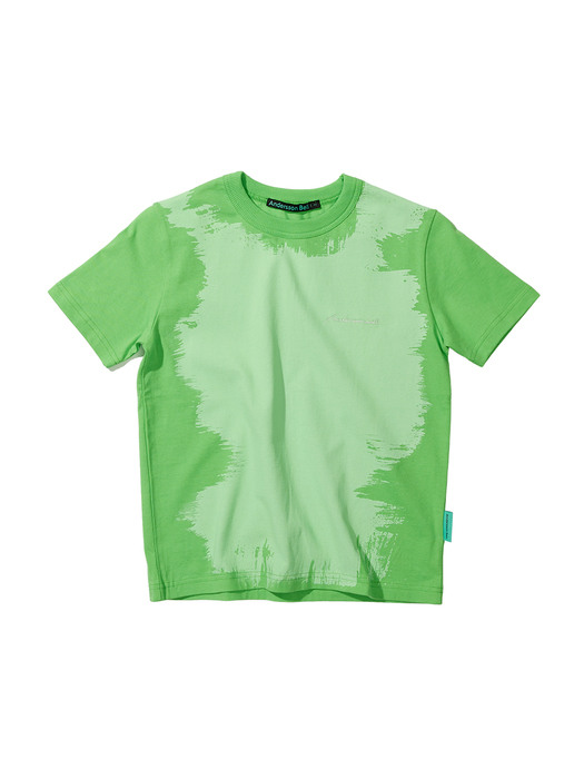 (ESSENTIAL) (WOMEN) PAINTED T-SHIRTS atb757w(GREEN)