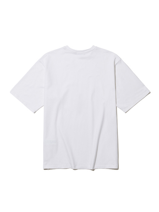 COTTON MODAL RELAXED S/S TEE WHITE