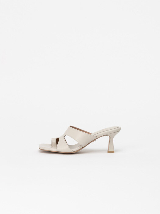 Thoner Thong Mule Sandals in Ivory