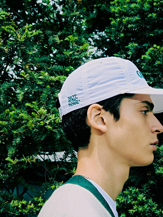 SIGNATURE LOGO ROPE CAP_WHITE