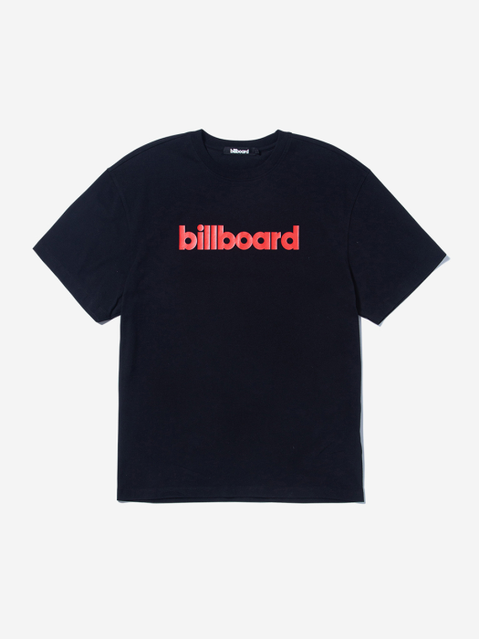 Billboard Big Logo Half T-Shirt_Black