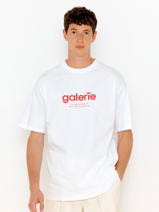 갤러리 반팔 티셔츠 [WHITE] / S22D05012