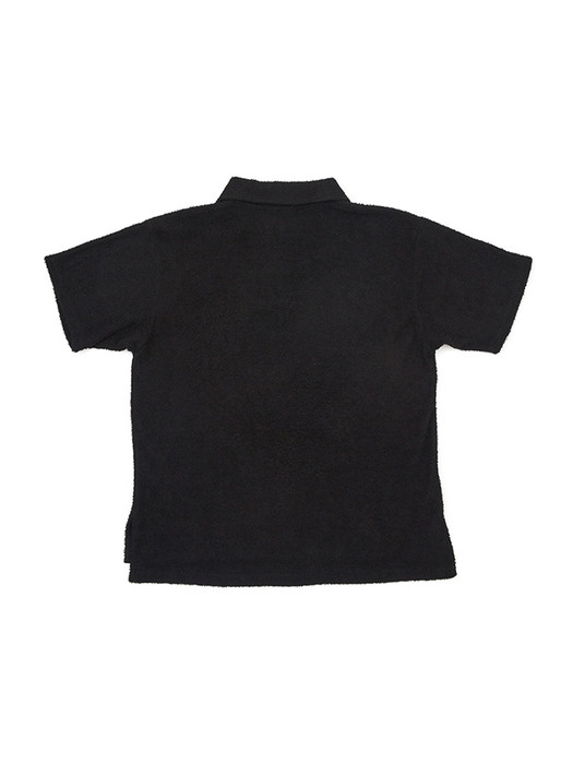 [PACA] Cotton Terry PK Crewneck T-shirts_Black