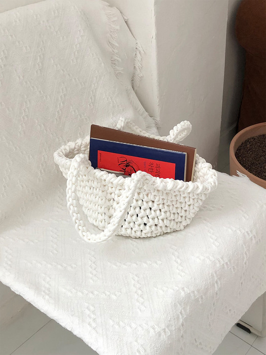 Basket bag (white)
