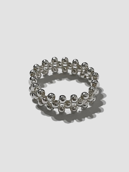 [925 Silver] Three Silver Ring