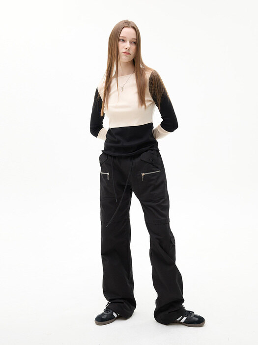 LK POCKET PANTS(BLACK)