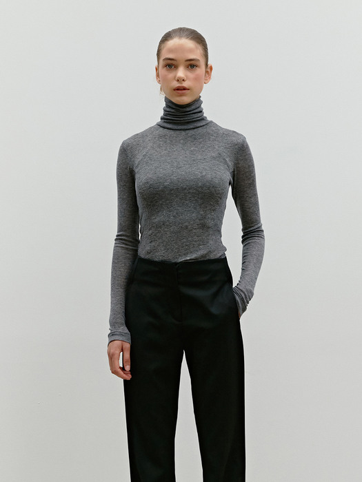 TWF WOOL TURTLENECK TOP_4COLORS