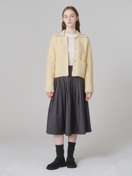 Boucle collar outer (light yellow)