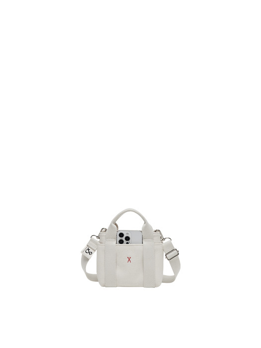 Stacey Daytrip Tote Canvas Mini Ivory