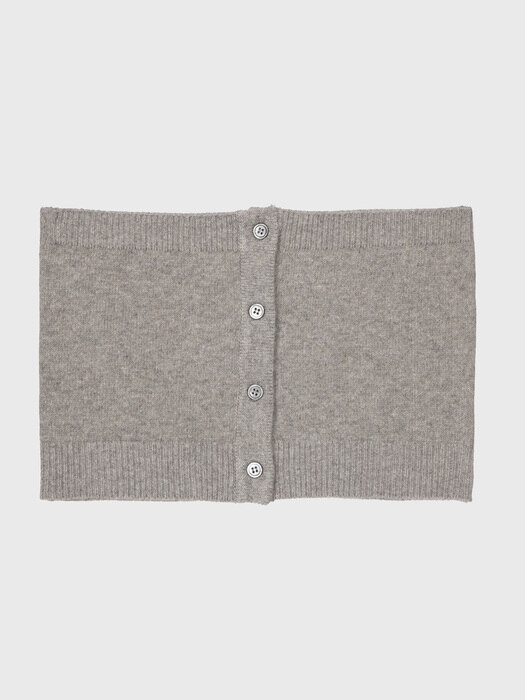 Button tube knit top