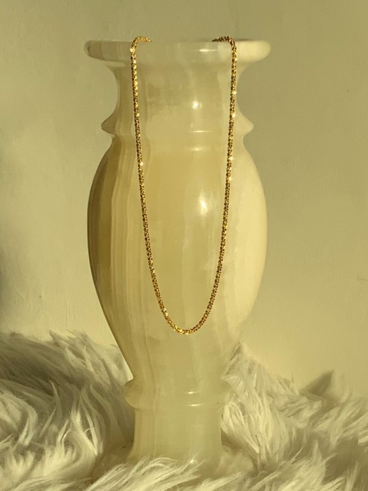 [SILVER925] Glitter chain necklace
