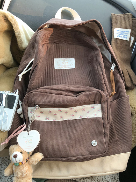 Bon voyage backpack - mauve brown