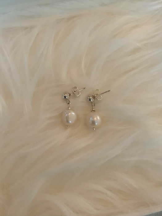 [SILVER925]Baroque pearl earrings