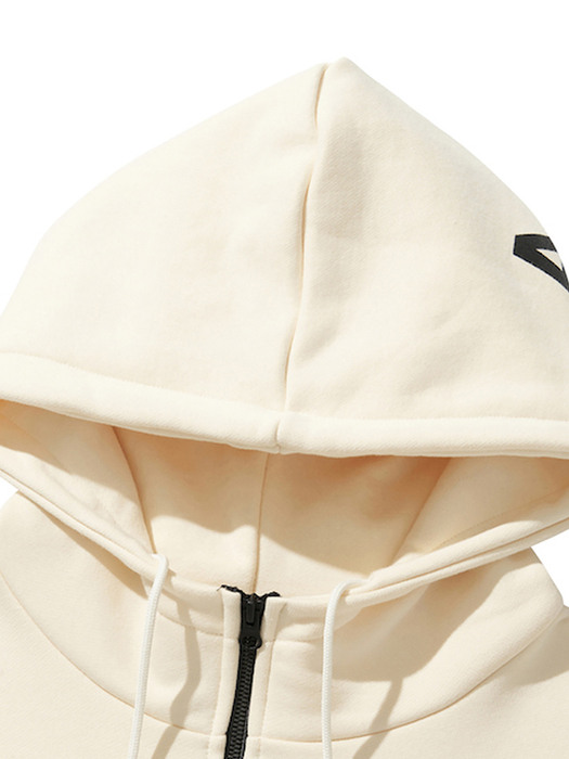 WDS X LIBERE HARF-ZIP HOODIE / WHITE