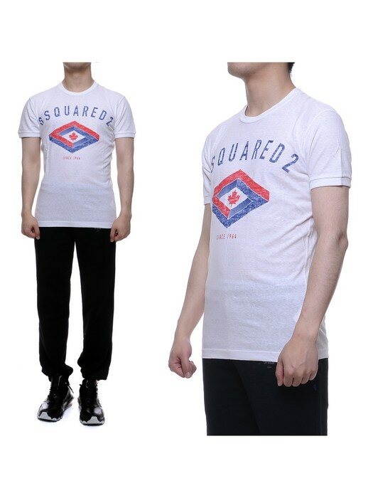 남성 반팔 티셔츠 (S74GD0370_S22507_100)