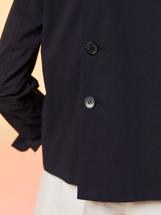 Signature Back Button Regular Fit Jacket  Navy (KE3311M02R)