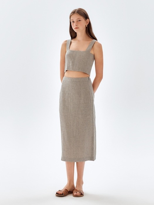 H-line Midi Skirt
