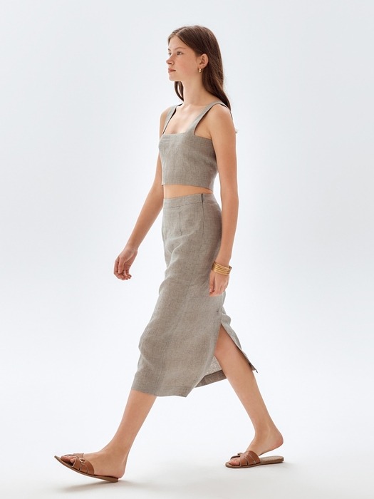 H-line Midi Skirt