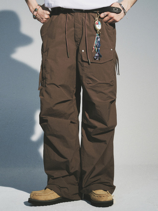 REFINE NYLON PARACHUTE PANTS_BR