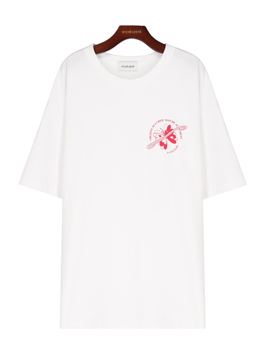 Butterfly Planet Tee_White