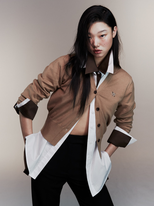 GNRL 에센셜 가디건 [BEIGE] / WBD3L04503