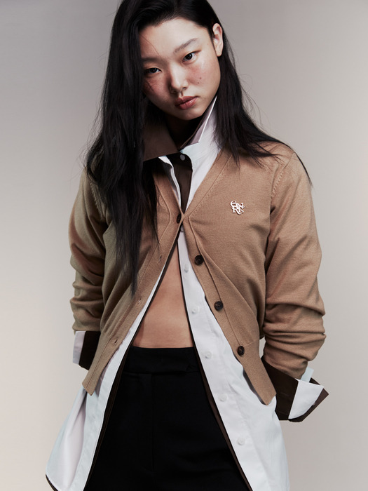 GNRL 에센셜 가디건 [BEIGE] / WBD3L04503