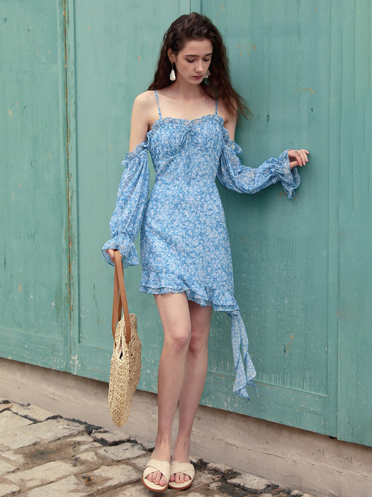 DD_Blue floral slip dress