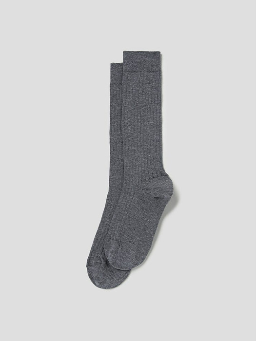 Midi Ribbed Socks  3Set  Ash (KE38KTM014)