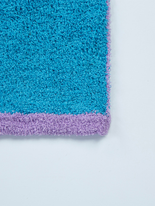 Flower Beach Towel_lavender blue