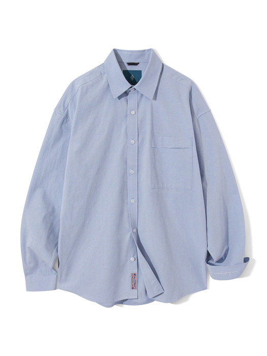 Unrelenting Cut Pocket Shirt S131 Sky Blue