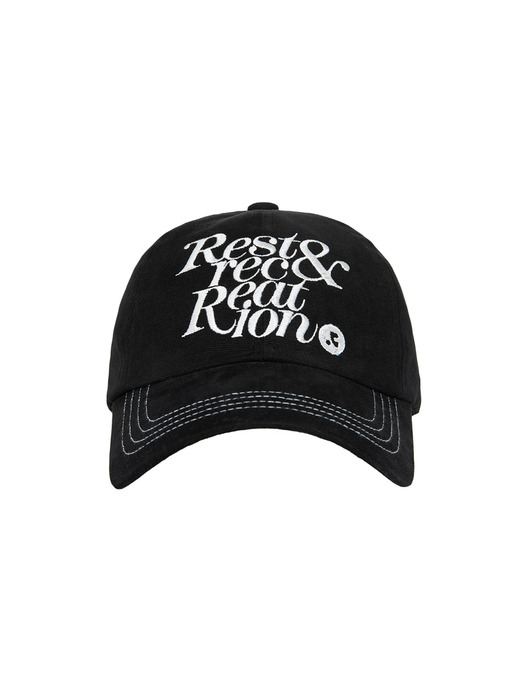 RR STITCH BALL CAP - BLACK