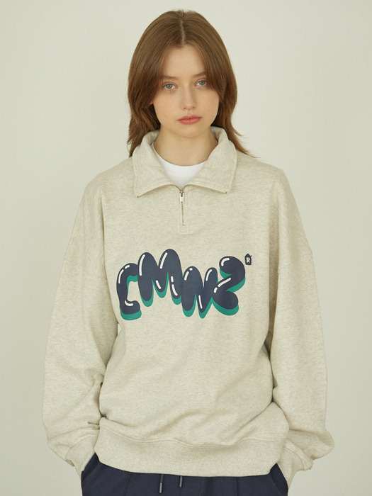 CMNZ HALF ZIPUP SWEATSHIRTS [3 COLOR]