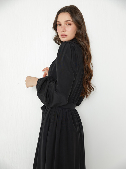 katiacho Black Label Lovely Collar Dress Grace Black