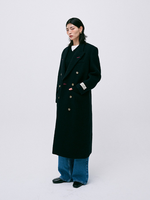 ALPACA OVERSIZED MAXI COAT DOUBLE_BLACK