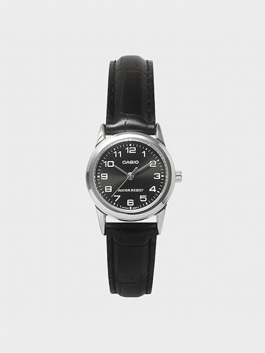 CASIO 카시오 LTP-V001L-1B 여성시계 가죽밴드 손목시계