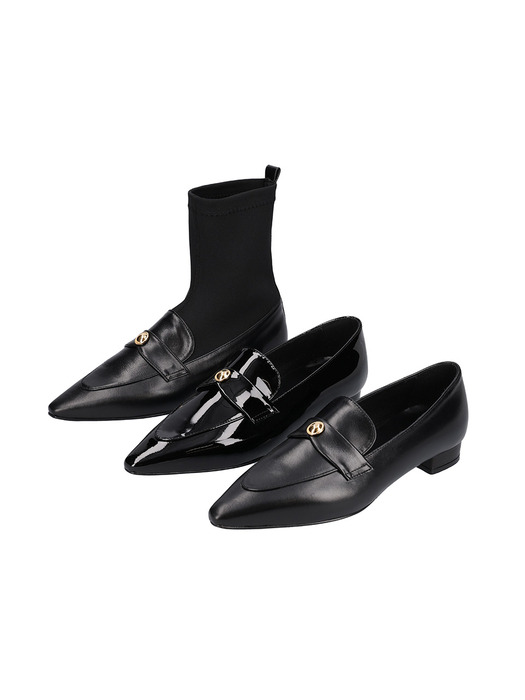 Monica daily loafer (black)