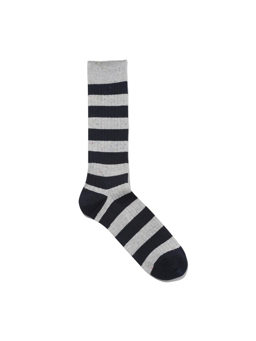 nep yarn stripe socks_CALAX24216NYX