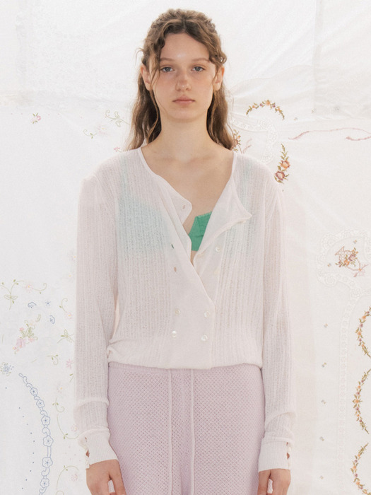 Via Rinker summer cardigan (Light pink)