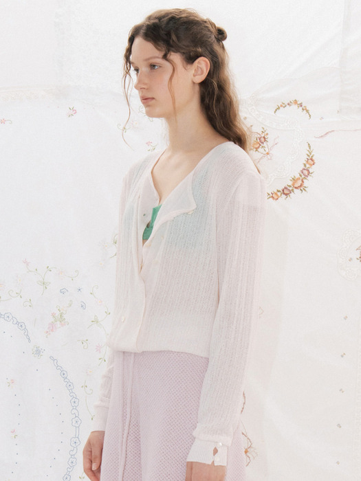 Via Rinker summer cardigan (Light pink)