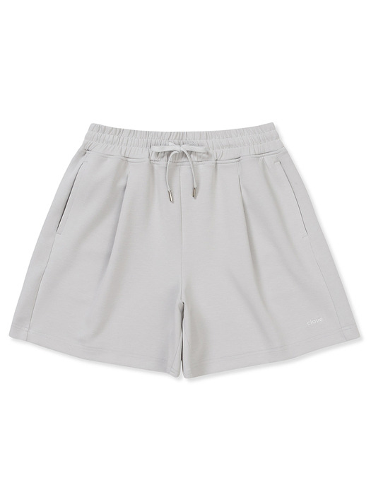 [24SS clove] Sporty Short Pants_Women (Light Grey)