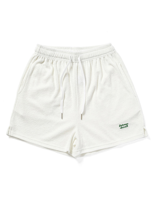 Terry Banding Shorts_WHITE