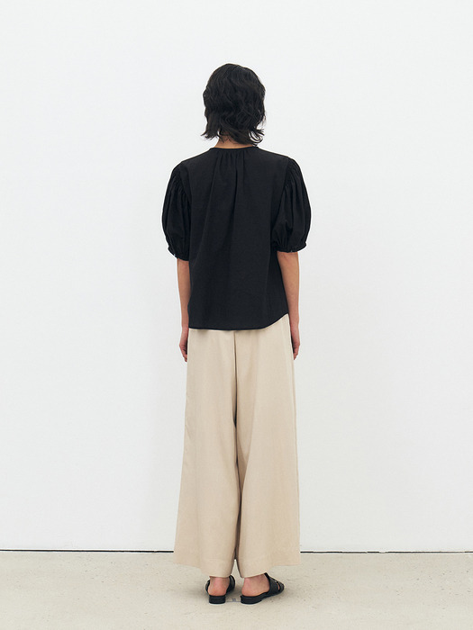 TFR WRAP BUTTON SKIRT PANTS_2COLORS