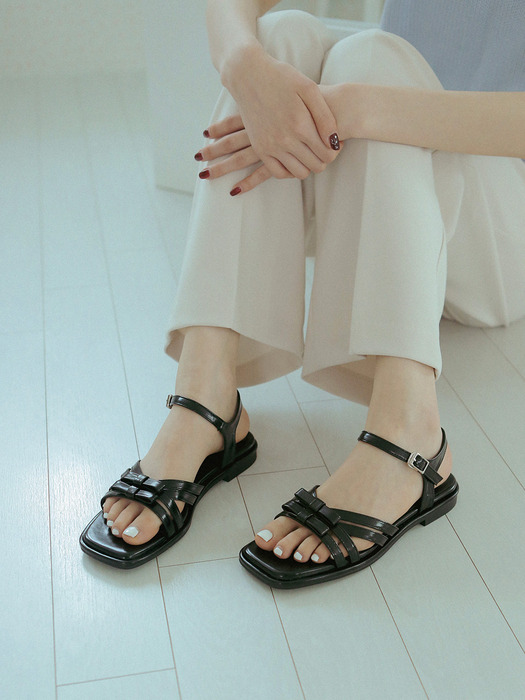 A8150 ribbon strap sandal _ 3colors