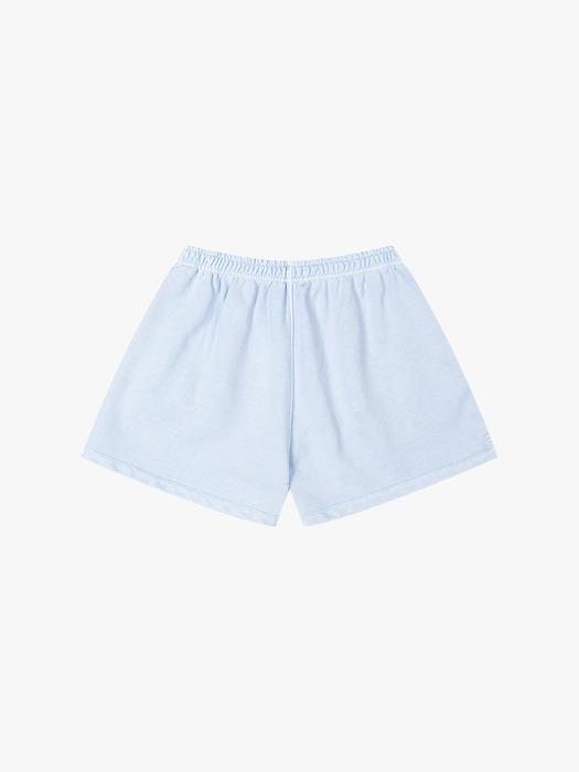 GRVB_Pig Dyed Logo Sweatshorts [L.BLUE]