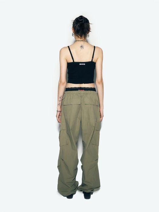 PARACHUTE CARGO PANTS KHAKI