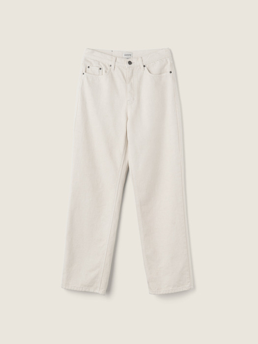 Naomi Denim Pants (Ivory)