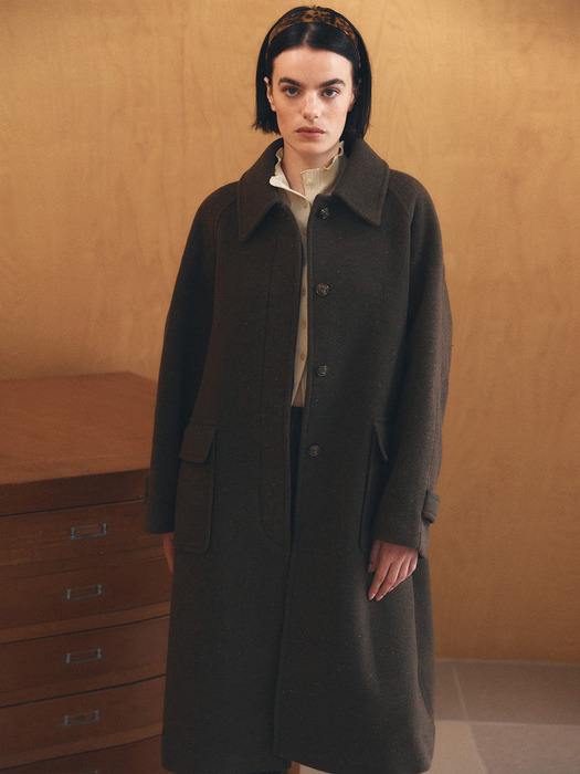 Cashmere Balmacaan Coat