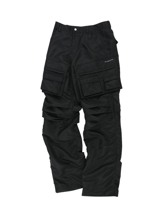 POCKET BAG CARGO PANTS apa744m(BLACK)